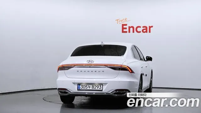 Hyundai The New Grandeur IG Hybrid 2021 Белый из Кореи, фото 5