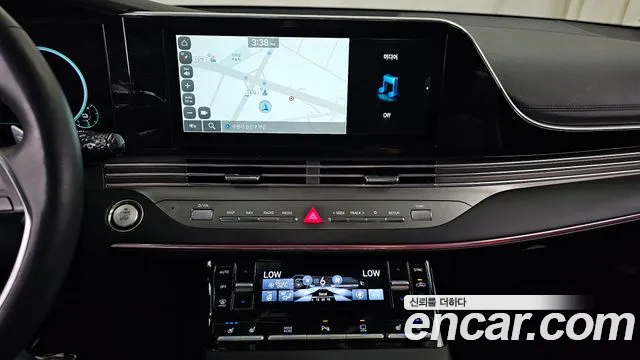 Hyundai The New Grandeur IG Hybrid 2021 Белый из Кореи, фото 5