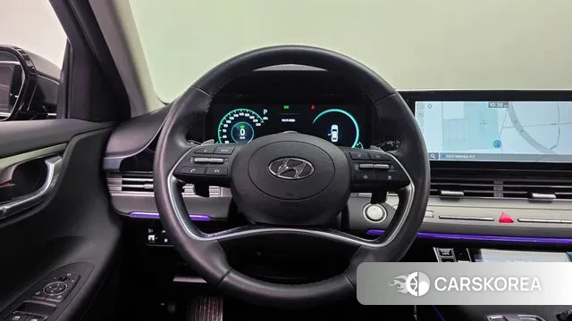 Hyundai The New Grandeur IG Hybrid 2021 Черный из Кореи, фото 5