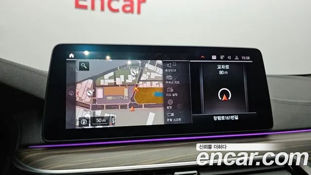 BMW 5 Series (G30) 2020 Синий из Кореи, фото 5