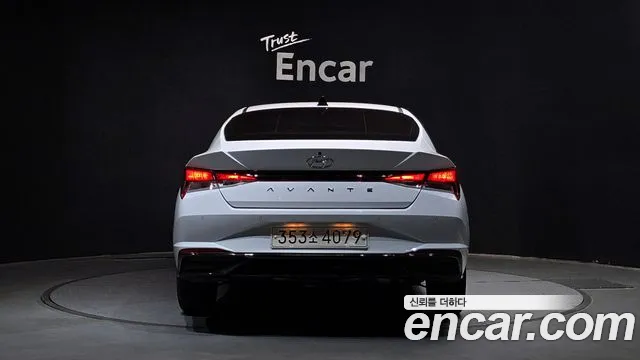 Hyundai Avante (CN7) 2021 Белый из Кореи, фото 5