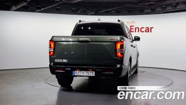 Ssangyong The New Rexton Sport 2023 Зеленый из Кореи, фото 5