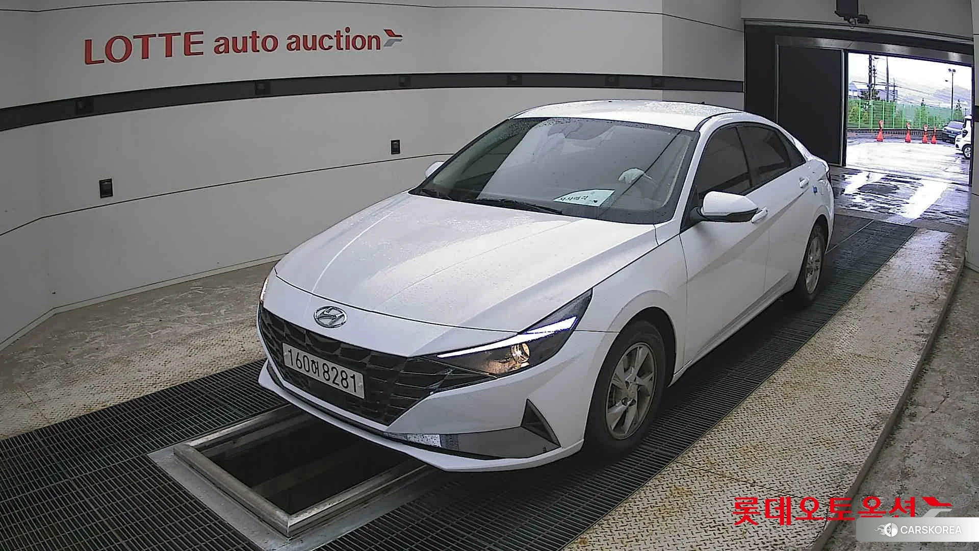 Hyundai Avante 2021 Polar White из Кореи, фото 5