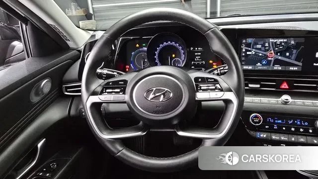 Hyundai Avante Hybrid (CN7) 2021 Черный из Кореи, фото 5