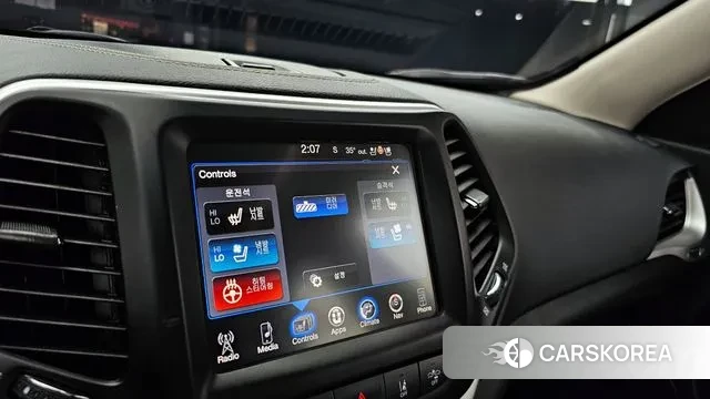 Jeep Cherokee (KL) 2018 Черный из Кореи, фото 5