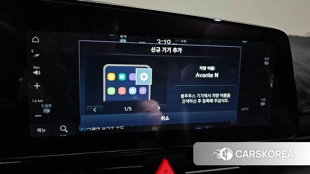 Hyundai Avante (CN7) 2021 Черный из Кореи, фото 5