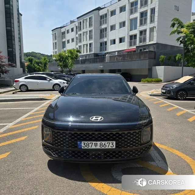 Hyundai Grandeur Hybrid (GN7) 2023 Черный из Кореи, фото 5