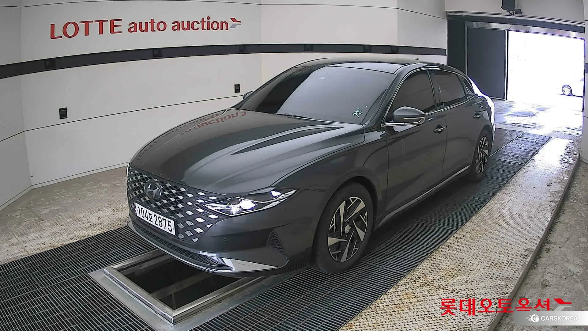 Hyundai Grandeur Hybrid 2020 Nocturne Gray из Кореи, фото 5