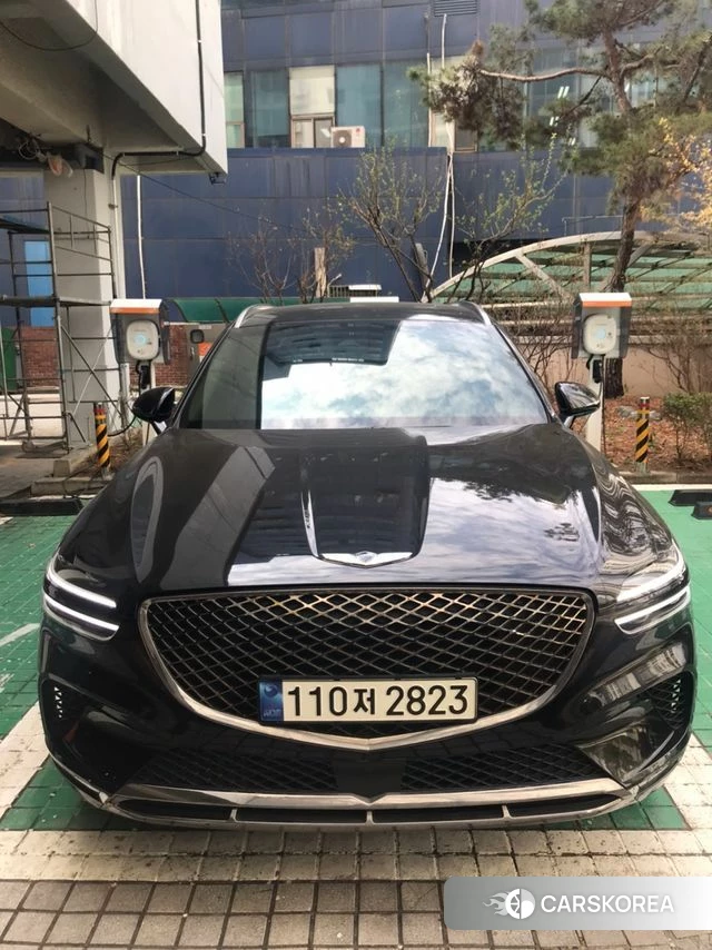 Genesis GV70 2021 Черный из Кореи, фото 5