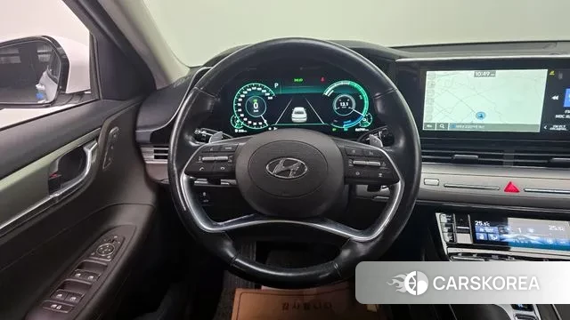 Hyundai The New Grandeur IG Hybrid 2021 Белый из Кореи, фото 5