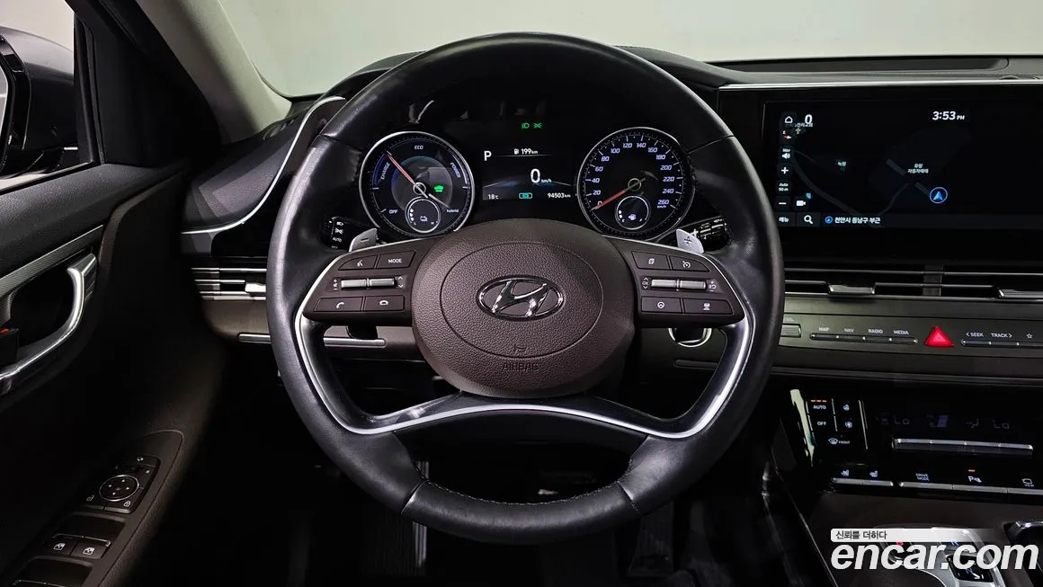 Hyundai The New Grandeur IG Hybrid 2021 Черный из Кореи, фото 5