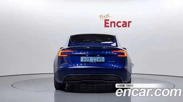 Tesla Model 3 2024 Синий из Кореи, фото 5