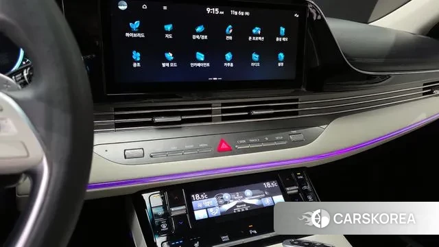 Hyundai The New Grandeur IG Hybrid 2022 Черный из Кореи, фото 5