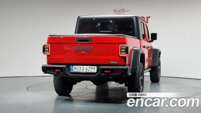Jeep Gladiator (JT) 2021 Красный из Кореи, фото 5