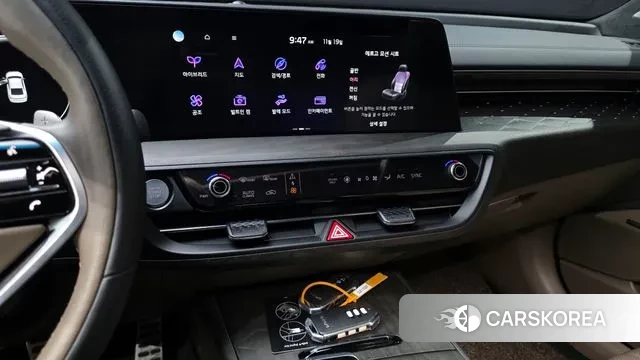 Kia K8 Hybrid 2022 Черный из Кореи, фото 5