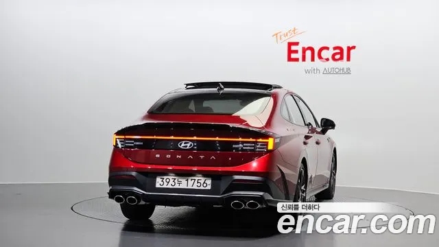Hyundai Sonata D Edge (DN8) 2023 Красный из Кореи, фото 5