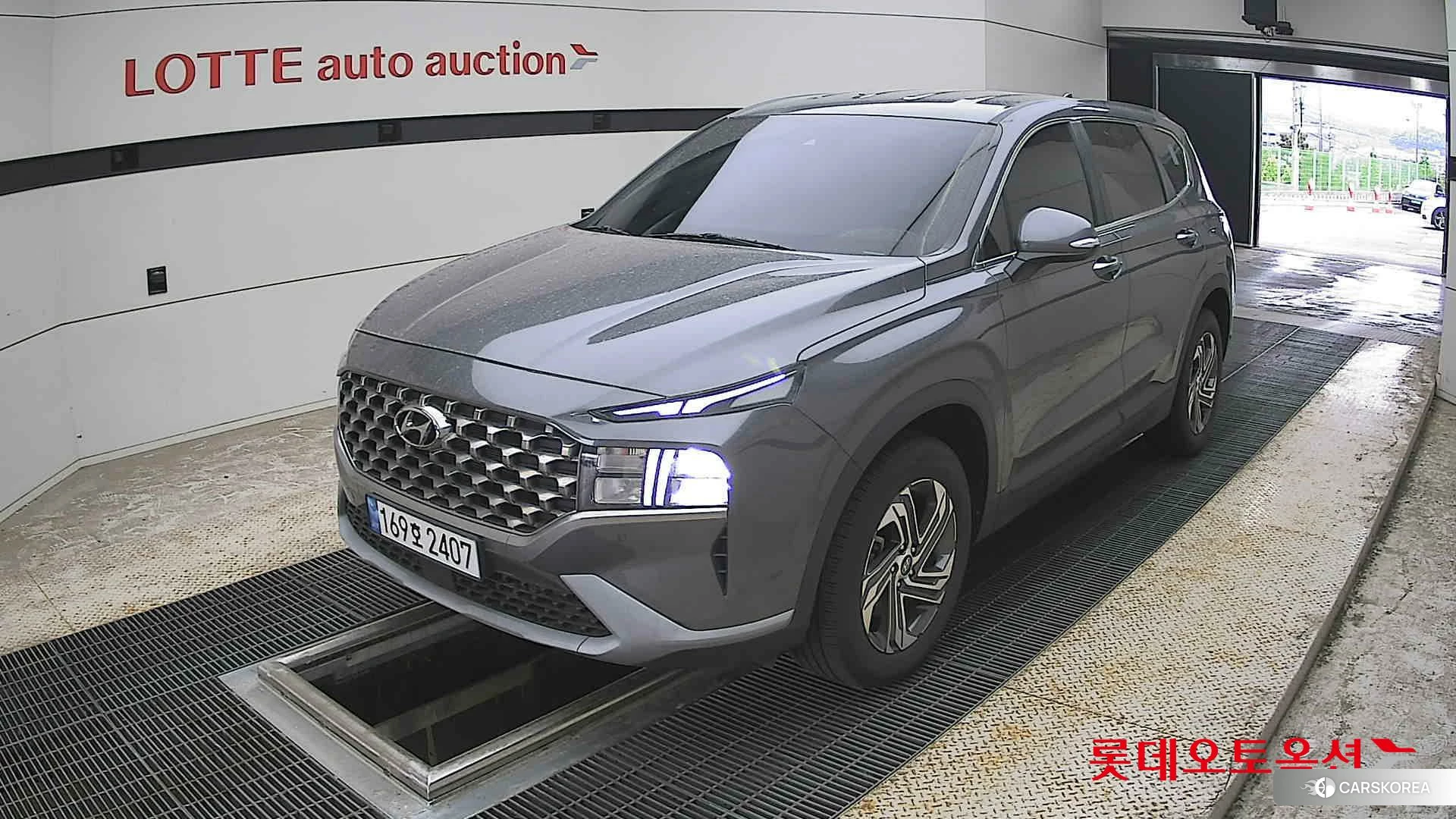 Hyundai Santa Fe 2022 Magnetic Grey Metallic из Кореи, фото 5