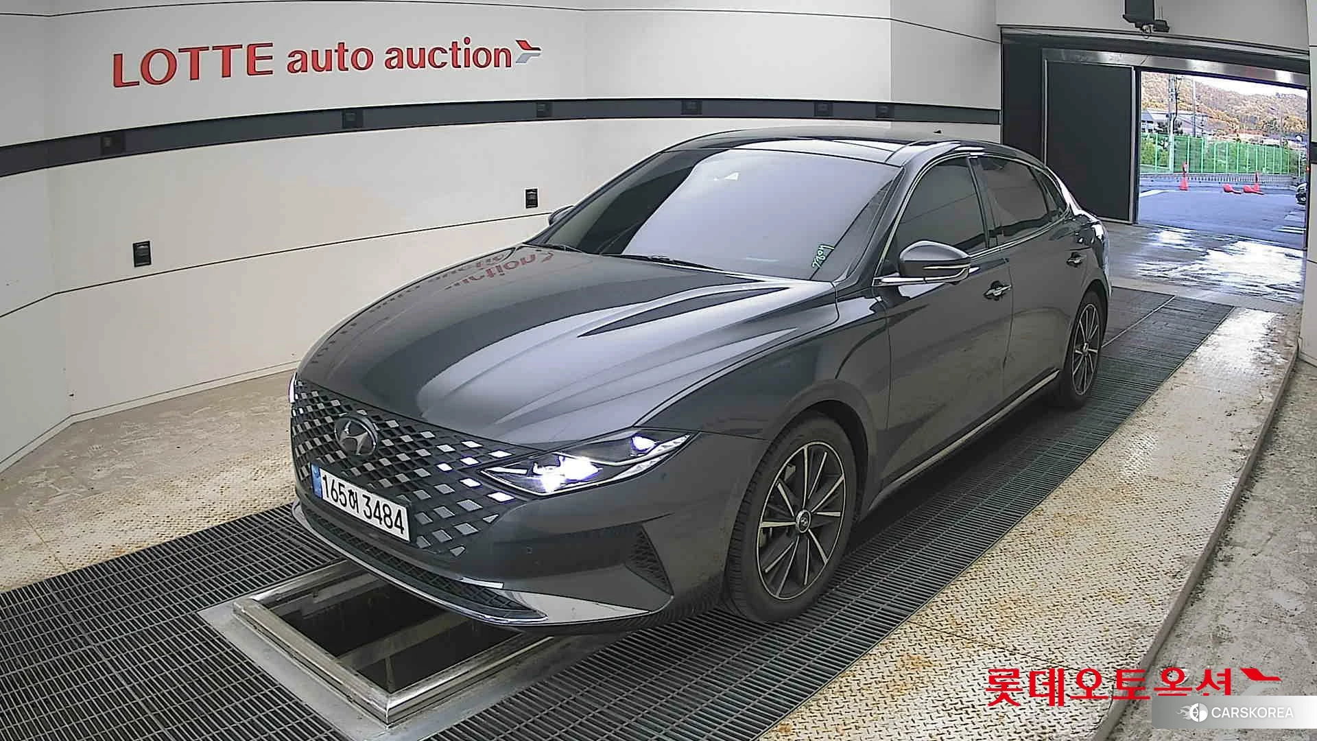 Hyundai Grandeur 2022 Nocturne Grey Metallic из Кореи, фото 5