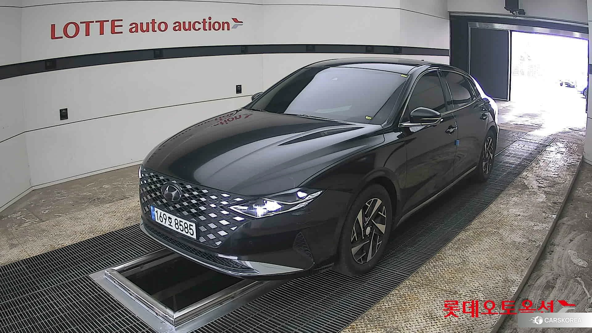 Hyundai Grandeur Hybrid 2022 Midnight Black Pearl из Кореи, фото 5
