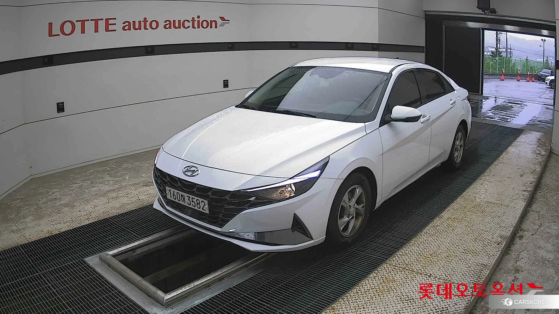 Hyundai Avante 2021 Polar White из Кореи, фото 5