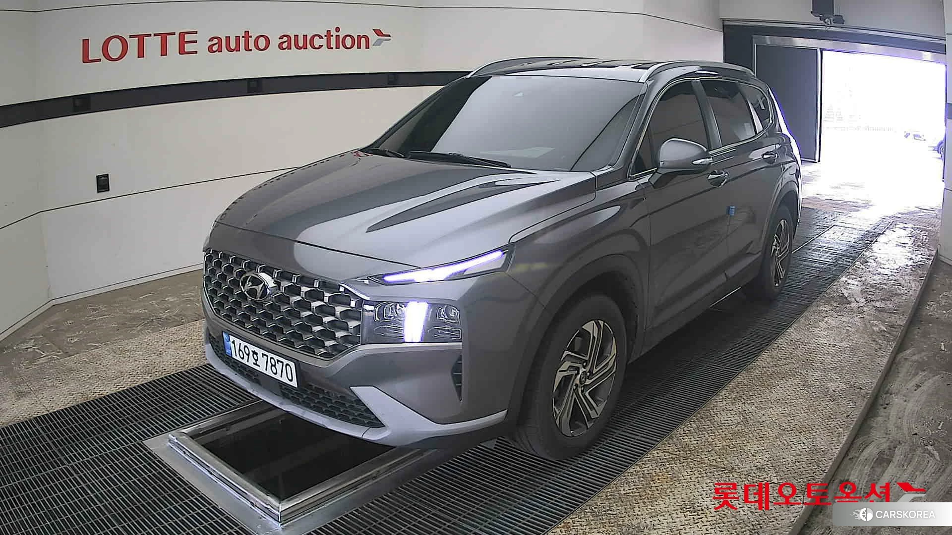 Hyundai Santa Fe 2022 Magnetic Grey Metallic из Кореи, фото 5