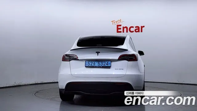 Tesla Model Y 2021 Белый из Кореи, фото 5