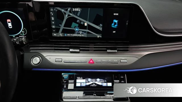 Hyundai The New Grandeur IG Hybrid 2022 Черный из Кореи, фото 5