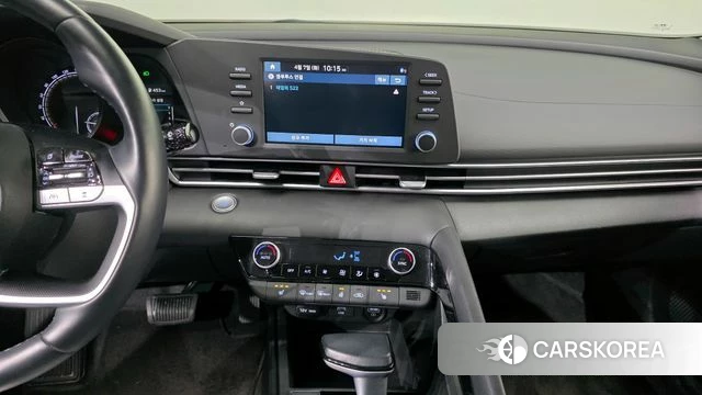 Hyundai Avante Hybrid (CN7) 2021 Черный из Кореи, фото 5