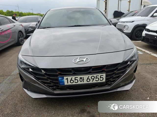 Hyundai Avante Hybrid (CN7) 2021 Серый из Кореи, фото 5