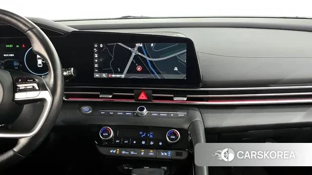 Hyundai Avante Hybrid (CN7) 2021 Красный из Кореи, фото 5