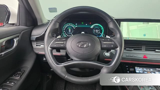 Hyundai The New Grandeur IG Hybrid 2021 Белый из Кореи, фото 5