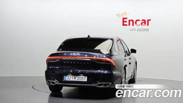 Hyundai The New Grandeur IG Hybrid 2021 Синий из Кореи, фото 5