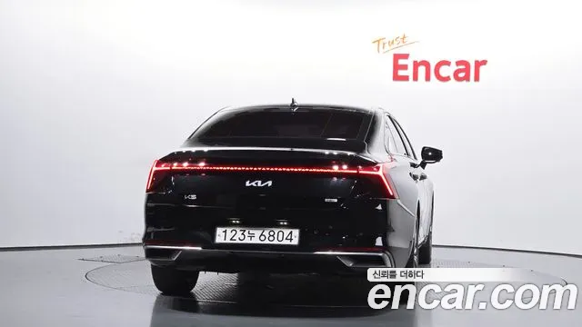 Kia K8 Hybrid 2021 Черный из Кореи, фото 5