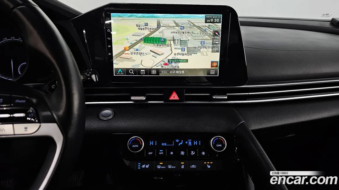 Hyundai Avante Hybrid (CN7) 2021 Белый из Кореи, фото 5