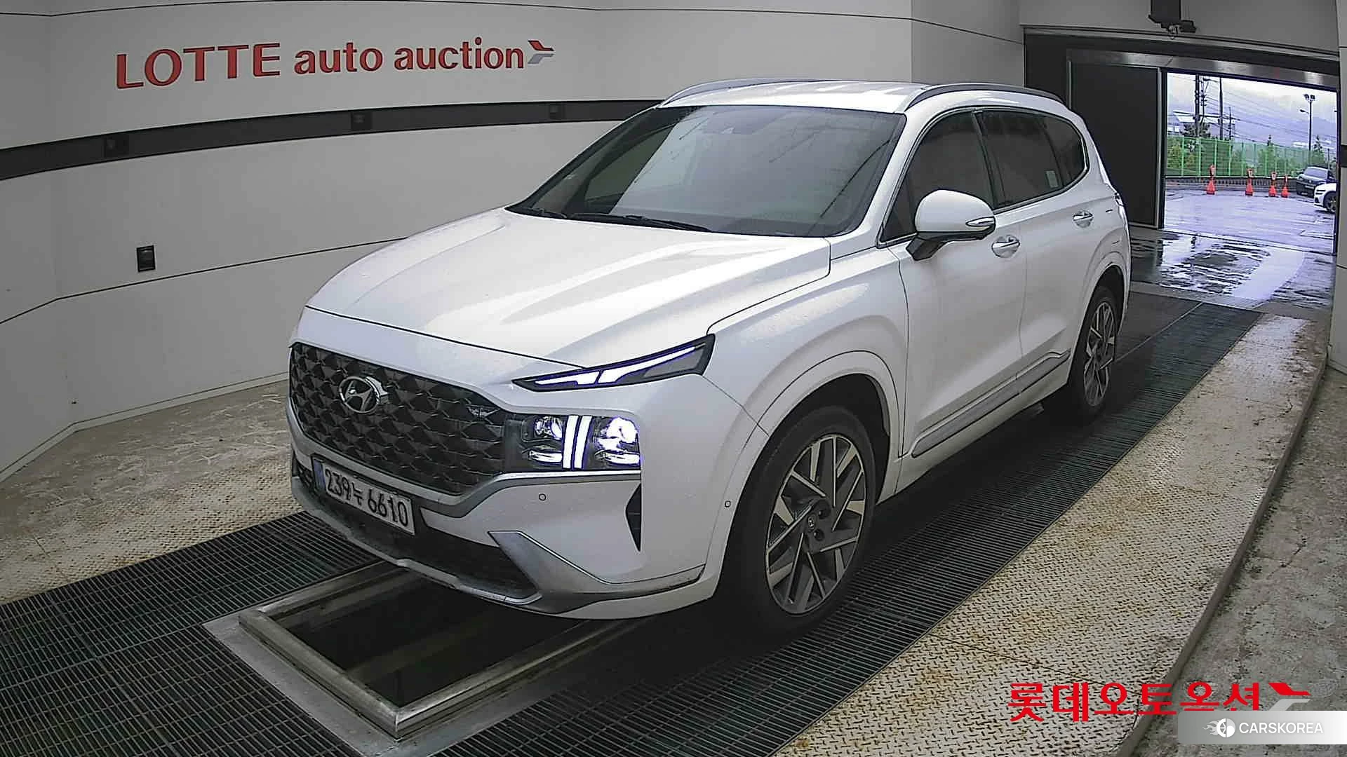 Hyundai Santa Fe 2021 Белый из Кореи, фото 5