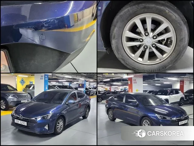 Hyundai The New Avante AD 2019 Синий из Кореи, фото 5