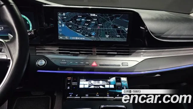 Hyundai The New Grandeur IG Hybrid 2022 Черный из Кореи, фото 5