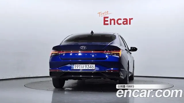 Hyundai Avante (CN7) 2020 Синий из Кореи, фото 5