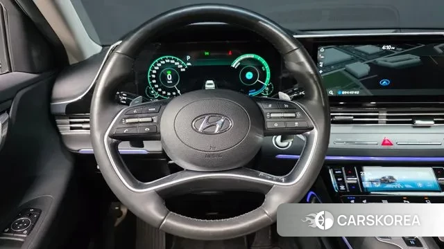 Hyundai The New Grandeur IG Hybrid 2020 Белый из Кореи, фото 5