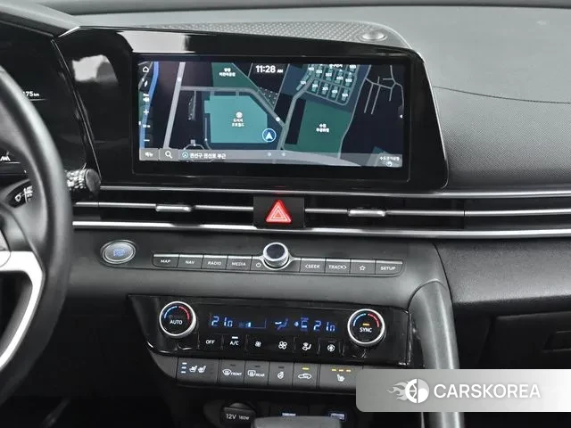 Hyundai Avante Hybrid (CN7) 2021 Белый из Кореи, фото 5