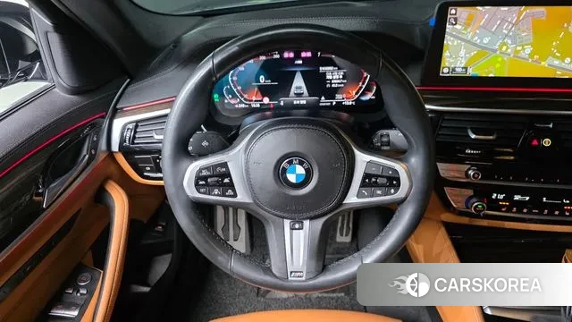 BMW 5 Series (G30) 2021 Синий из Кореи, фото 5