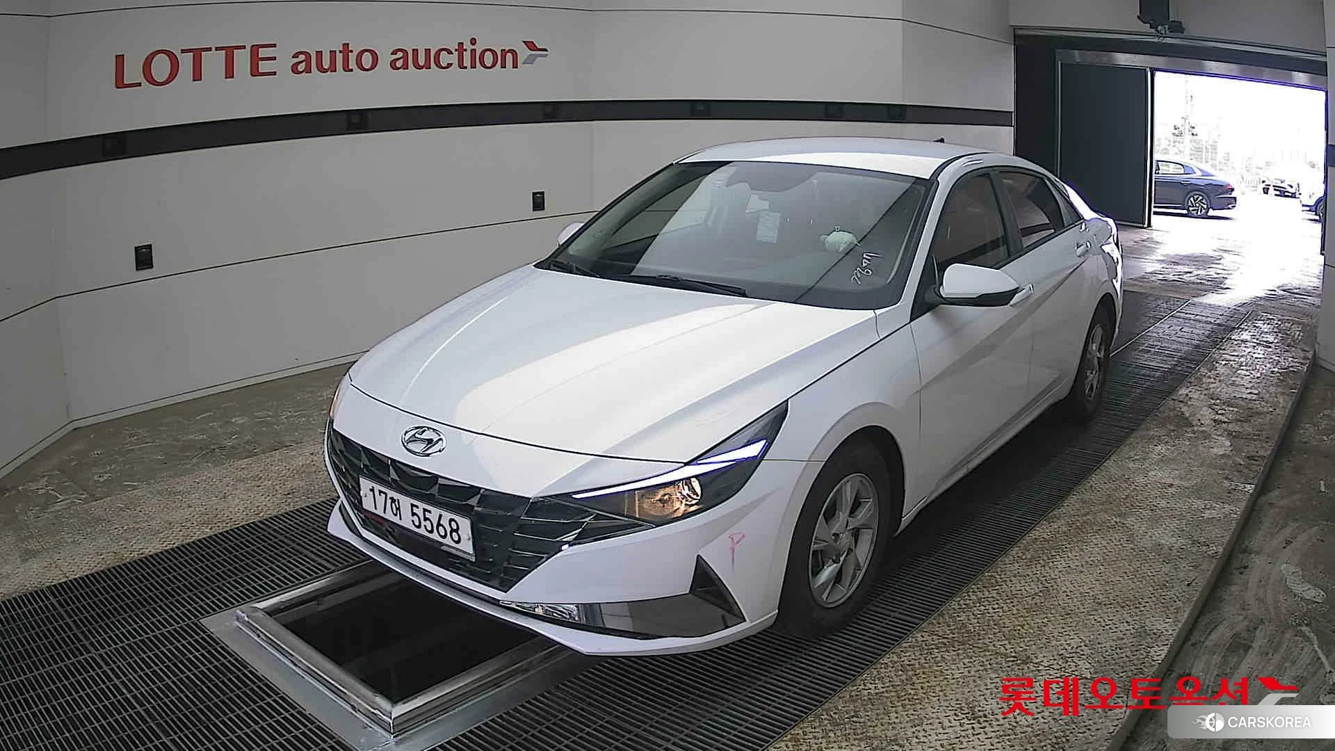 Hyundai Avante 2021 Polar White из Кореи, фото 5
