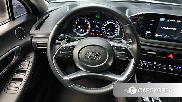 Hyundai Sonata (DN8) 2021 Белый из Кореи, фото 5