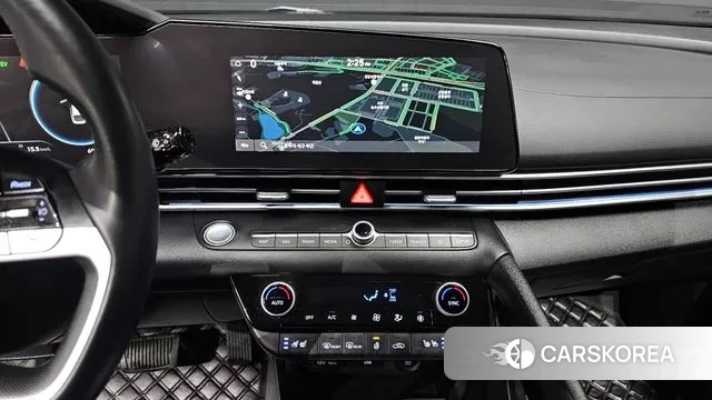 Hyundai Avante Hybrid (CN7) 2021 Черный из Кореи, фото 5