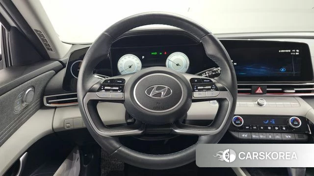 Hyundai Avante Hybrid (CN7) 2021 Белый из Кореи, фото 5