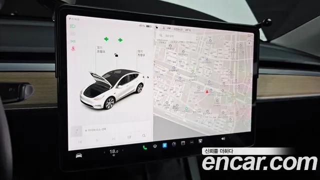 Tesla Model Y 2021 Белый из Кореи, фото 5