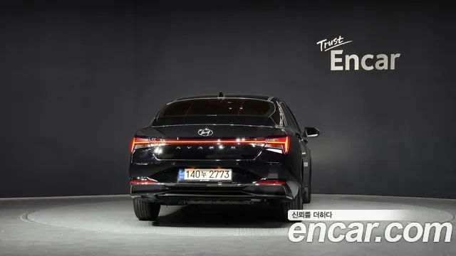 Hyundai Avante Hybrid (CN7) 2022 Черный из Кореи, фото 5