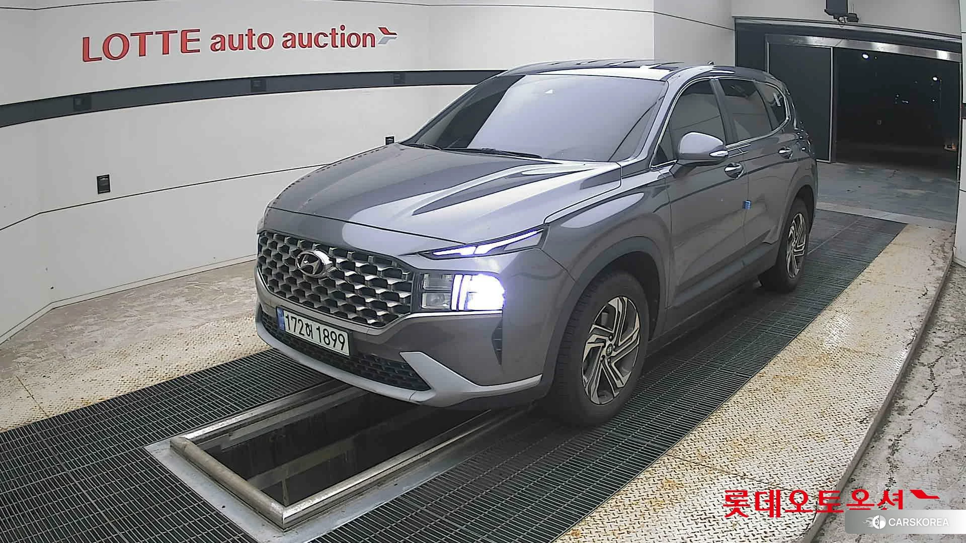 Hyundai Santa Fe 2022 Magnetic Grey Metallic из Кореи, фото 5