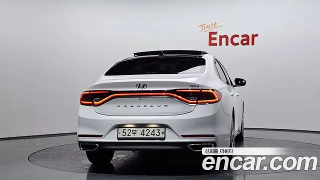 Hyundai Grandeur IG Hybrid 2019 Белый из Кореи, фото 5