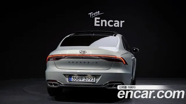 Hyundai The New Grandeur IG Hybrid 2020 Песочный из Кореи, фото 5